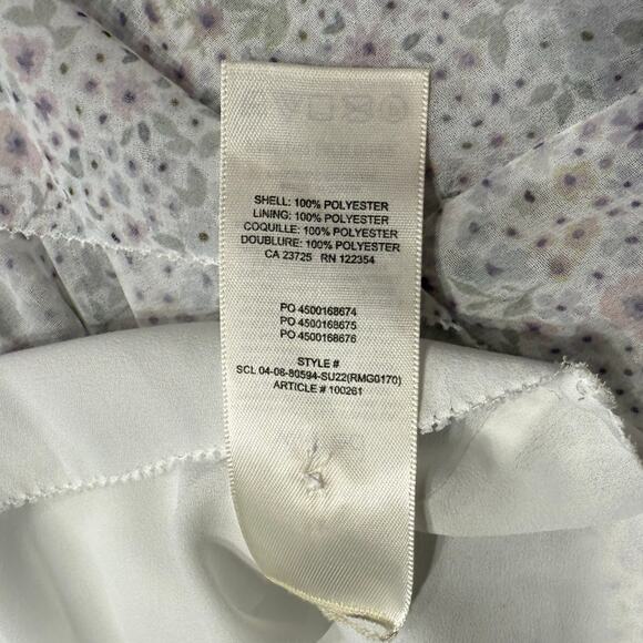 Aritzia Wilfred Daydreamer Pleated Chiffon Mini Dress - Picture 5 of 9